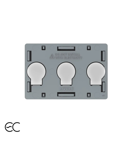 Modul Intrerupator Triplu cu Touch LIVOLO, protocol ZigBee EC - standard Italian