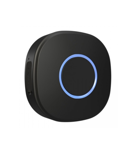 Buton inteligent Shelly Button1, Functie telecomanda, Control dispozitive, Wi-Fi 2.4 GHz, negru