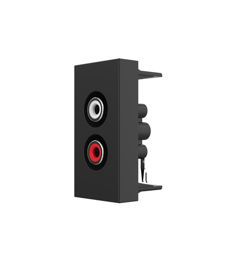 Priza audio Livolo, negru