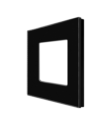 Rama Simpla LUXION Din Sticla, negru