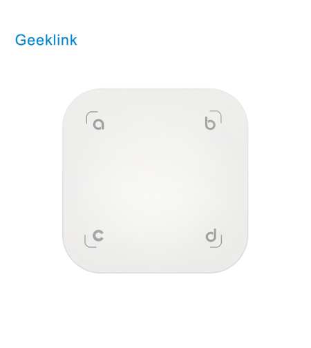 Telecomanda inteligenta touch cu 4 butoane, invatare scene Geeklink