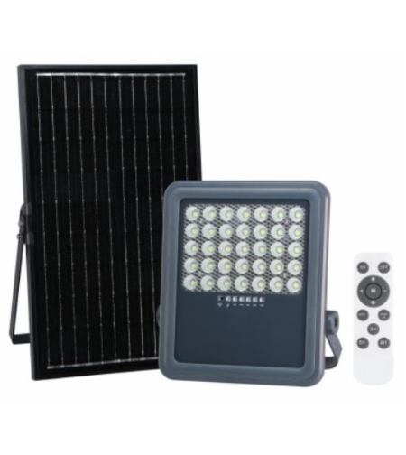 Proiector led SMD cu Panou Solar si telecomanda - 200W/6500k