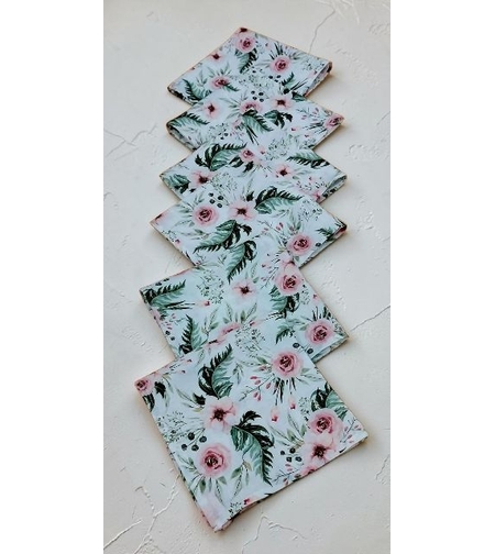 Şervete decorative masă Rosa-set 6 bucăţi