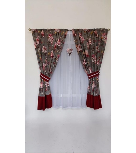 Set RM perdea + draperii Orhideea-UNICAT
