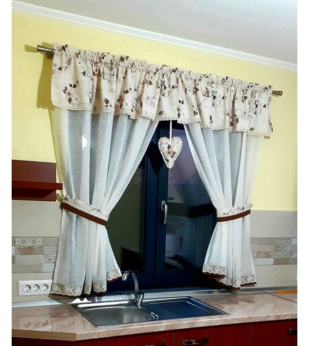 Set bucătărie crem-maro