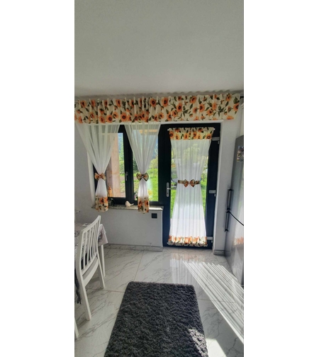 Set perdele cu floarea soarelui
