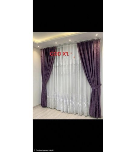 Set perdea+draperie