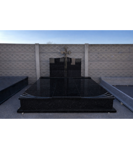 PRM-1828 MORMANT DUBLU GRANIT NEGRU ABSOLUT