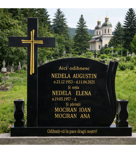 GRA-1819  Cruce granit negru