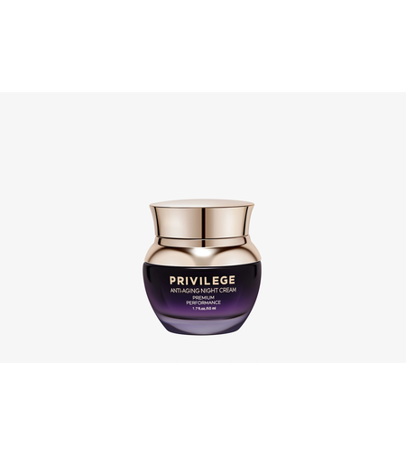 Privilege Cremă de noapte anti-îmbătrânire pentru față și gât cu extract de cafea