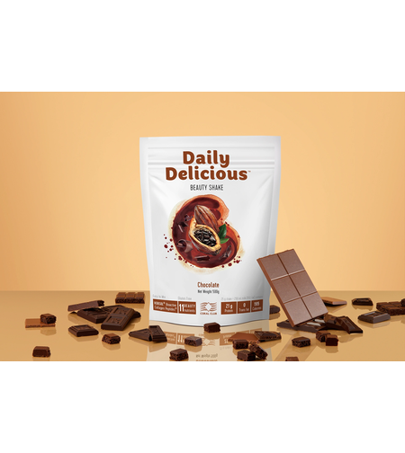 Daily Delicious Beauty Shake cu aromă de ciocolata