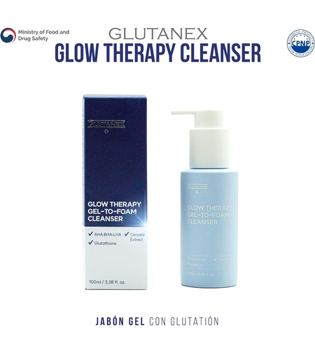 Glutanex Glow Therapy Gel-to-Foam Cleanser – Deep yet Gentle Purifying Cleanser 100 ml