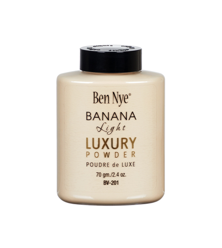 Ben Nye Banana Luxury Powder - Pudră matifiantă pentru ten deschis-mediu 70g