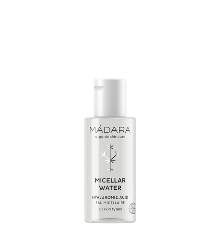 MÁDARA Apă Micelară cu Acid Hialuronic BIO VEGAN – 50 ml | Demachiere și Hidratare TRAVEL
