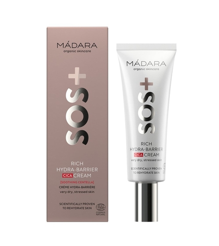 MÁDARA SOS CICA RICH HYDRA-BARRIER Cremă Vegană 40ml