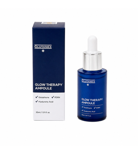 Glutanex Glow Therapy Ampoule Serum – Ser Iluminare, Regenerare și Hidratare Intensă 30 ml