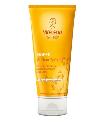 Weleda Balsam Regenerant cu Ovăz BIO – 200 ml | Pentru Păr Uscat și Deteriorat