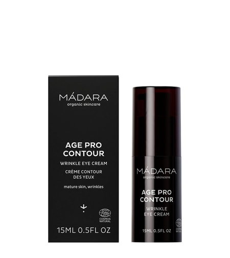 MÁDARA AGE PRO CONTOUR Cremă de Ochi Anti-Aging 15ml – Acid Hialuronic și Apă de Mesteacăn