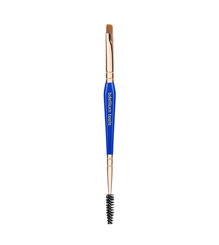 Bdellium Tools Golden Triangle  Series Double-ended Flat Definer / Spoolie - PENSULĂ PENTRU GENE, SPRÂNCENE ȘI CONTUR OCHI -  724 GT