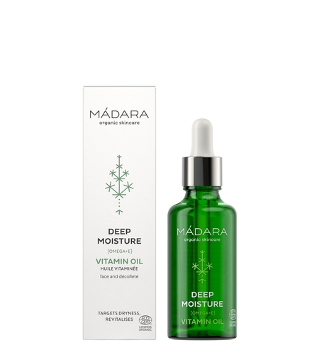 MÁDARA Deep Moisture Vitamin Oil BIO VEGAN – 50 ml | Ulei Vitaminizant pentru Piele