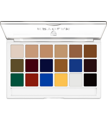 Kryolan Body Illustration Make-up Color Set - Paletă pe bază de alcool cu 18 culori