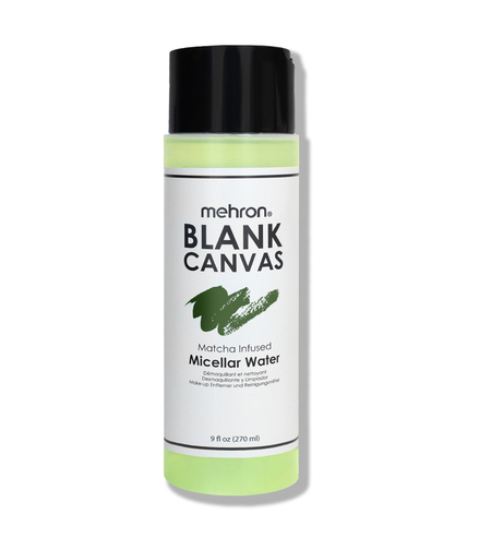 Mehron Blank Canvas Micellar Water - Apă micelară îmbogățită cu matcha 270ml