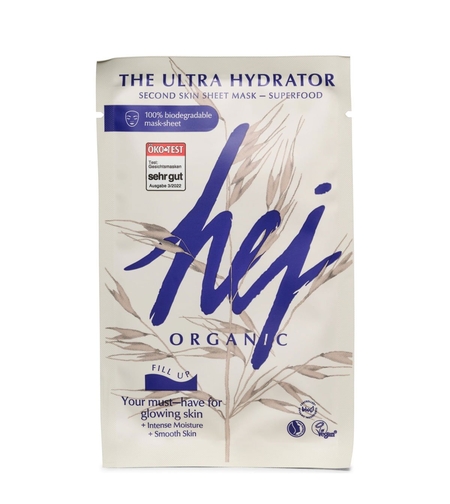 HEJ ORGANIC THE ULTRA HYDRATOR – Mască facială ultra-hidratantă cu Ovăz și Ulei de Cânepă