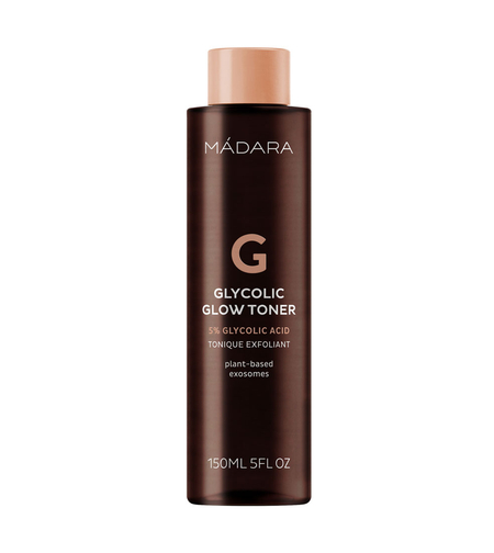 MÁDARA GLYCOLIC GLOW Toner BIO VEGAN – 150 ml | Acid Glicolic 5% & Exozomi Vegetali