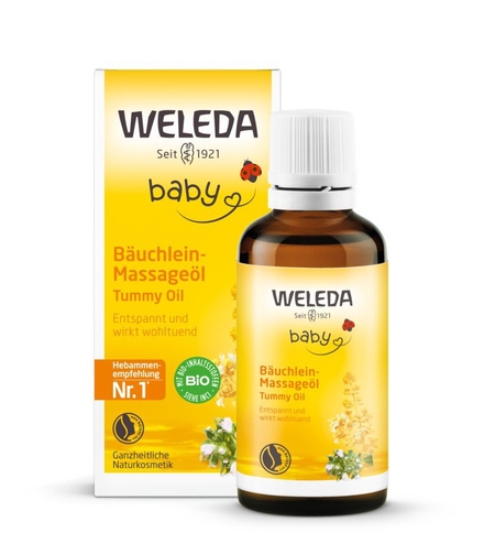 Weleda Baby Ulei pentru Burtica Bebelușului BIO – 50 ml | Masaj și Relaxare