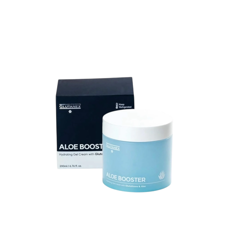 Glutanex Aloe Booster Gel – Gel Hidratant și Calmarea Pielii Sensibile, Regenerare și Revitalizare 200 ml