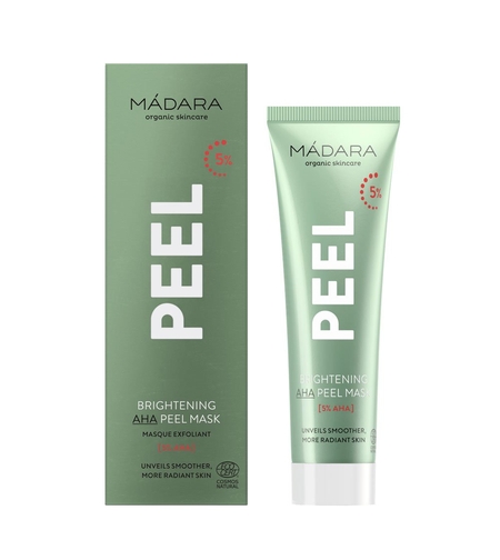 MÁDARA AHA PEEL Mască Peeling BIO & VEGAN – 60 ml | Strălucire și Exfoliere