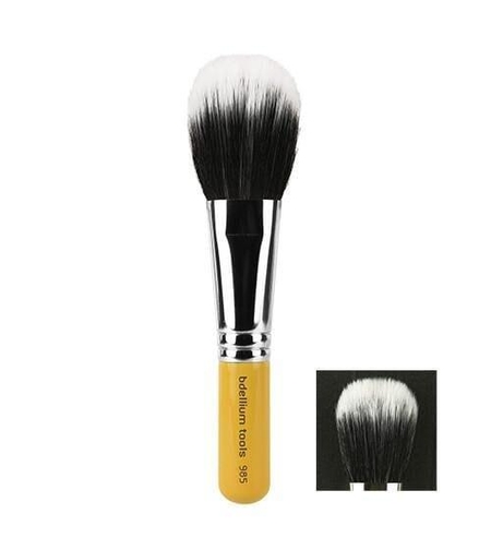 Bdellium Tools Travel  Series Duet Fiber Powder - PENSULĂ PENTRU PUDRĂ, CONTURARE ȘI PRODUSE PUDRATE - 985 T