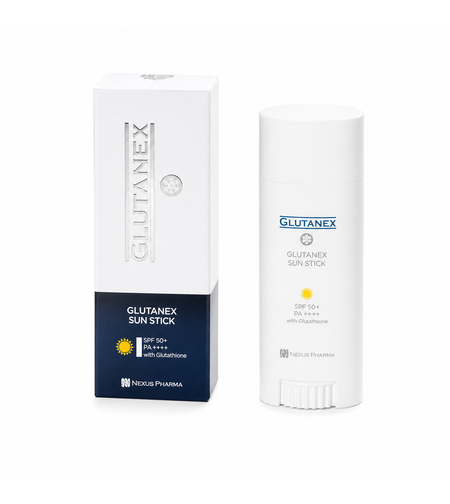 Glutanex Sun Stick SPF 50+ PA++++ – Stick Protecție Solară UVA/UVB, Finish Mat 30 gr