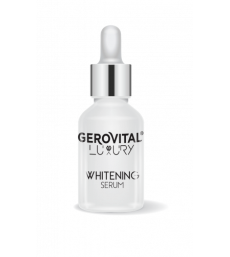 Gerovital Luxury - Ser pentru Albire cu Niacinamidă – Estompare Pete Pigmentare, Efect de Luminozitate și Hidratare 15ml