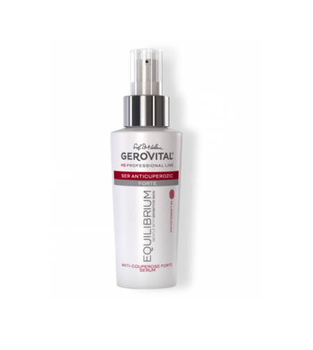 Gerovital H3 Equilibrium - Ser Anticuperozic Forte Calmant și Regenerator pentru Ten Sensibil, cu Phytotonine™ 5% 100 ml