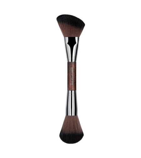 MAKEUP FOR EVER DOUBLE ENDED BRUSH - PENSULĂ CU DOUĂ CAPETE PENTRU PUDRĂ ȘI FARD DE OBRAZ - NR.  158