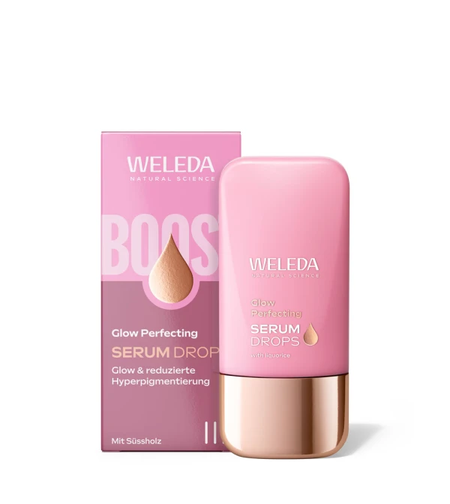 Weleda Serum Drops Booster Glow Perfecting BIO – 30 ml | Luminozitate și Uniformizarea Tenului