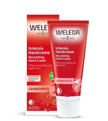 Weleda Cremă de Mâini Regenerantă cu Rodie – 50 ml | Protecție și Fermitate pentru Pielea Matură