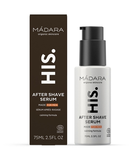 MÁDARA HIS After Shave Serum – 75ml | Ser After Shave Vegan pentru Bărbați