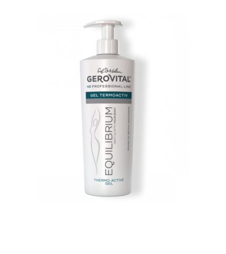 Gerovital H3 Equilibrium - Gel Termoactiv Remodelare Corporală cu Escină pentru Combaterea Celulitei 500 ml