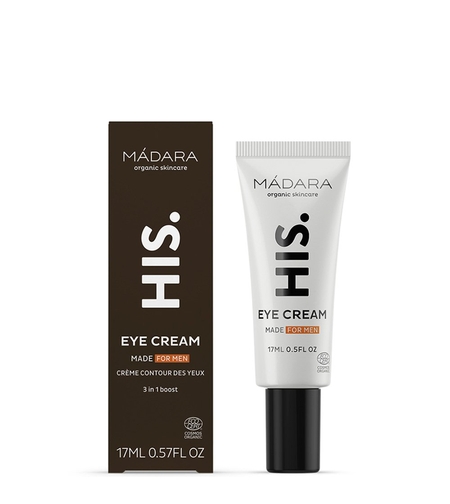 MÁDARA HIS Cremă de Ochi pentru Bărbați – 17ml | Vegană și Organică