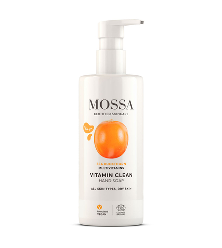 MOSSA Vitamin Clean Săpun Lichid BIO pentru Mâini 250ml – Fără Sulfați, cu Cătină