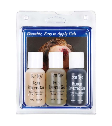 Ben Nye Effects Gel Wound Kit – Kit profesional pentru răni 3D și efecte speciale SFX