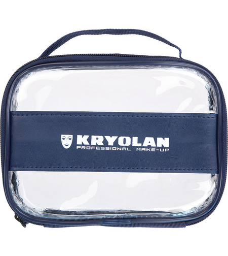 Kryolan Flight Bag Transparent - Organizator cosmetic transparent pentru bagajul de mână