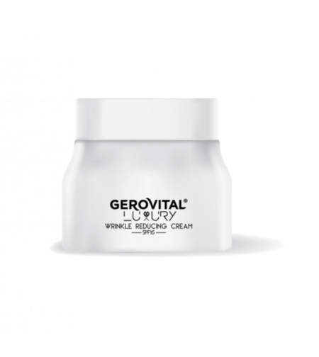 Gerovital Luxury - Cremă pentru Atenuarea Ridurilor cu SPF 15 – Fermitate și Redensificare 50 ml