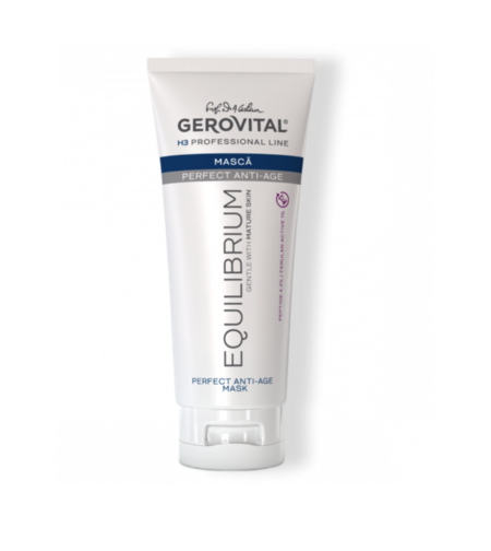 Gerovital H3 Equilibrium -  Mască Perfect Anti-Age Antirid și Fermitate pentru Ten Matur și Uscat cu Peptide 4% 200 ml