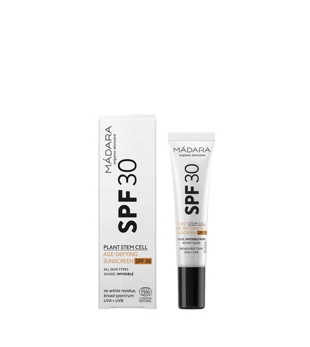 MÁDARA Cremă de Față cu Protecție Solară Minerală SPF 30 Travel Size 10ml