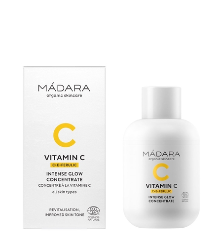 MADARA Vitamin C Intense Glow Concentrate 30ml – Ser Iluminator cu Vitamina C, E și Acid Ferulic
