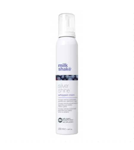 Milk_Shake® Silver Shine Whipped Cream – leave-in conditioning foam for blonde or grey hair 200 ml