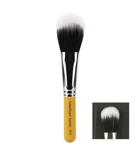 Bdellium Tools  Travel Series Duet Fiber Blusher - Pensulă pentru pomeți Nr. 965 T